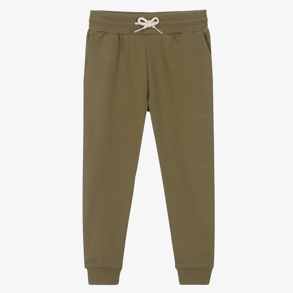 Mayoral-Boys Green Jersey Joggers | Childrensalon Outlet