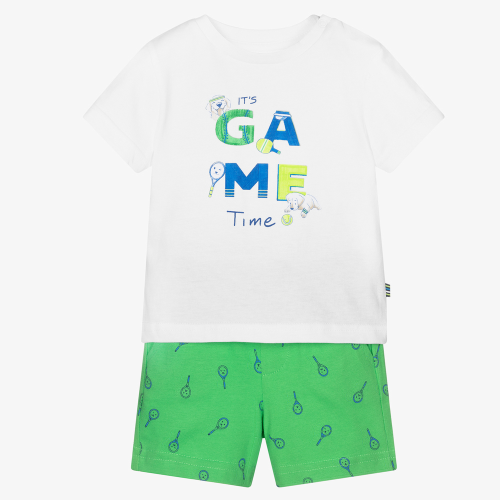 Mayoral - Ensemble short vert Garçon | Childrensalon