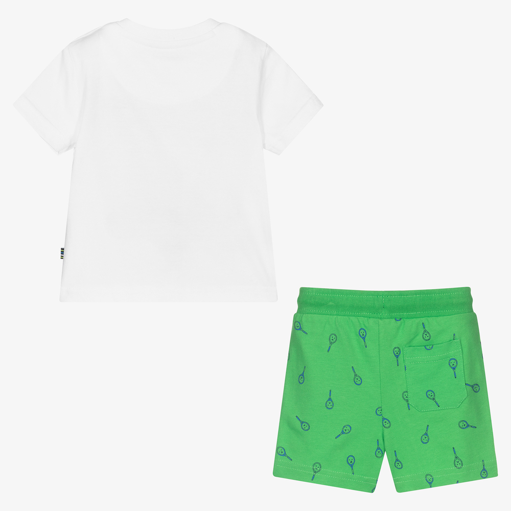 Mayoral - Boys Green Shorts Set | Childrensalon Outlet