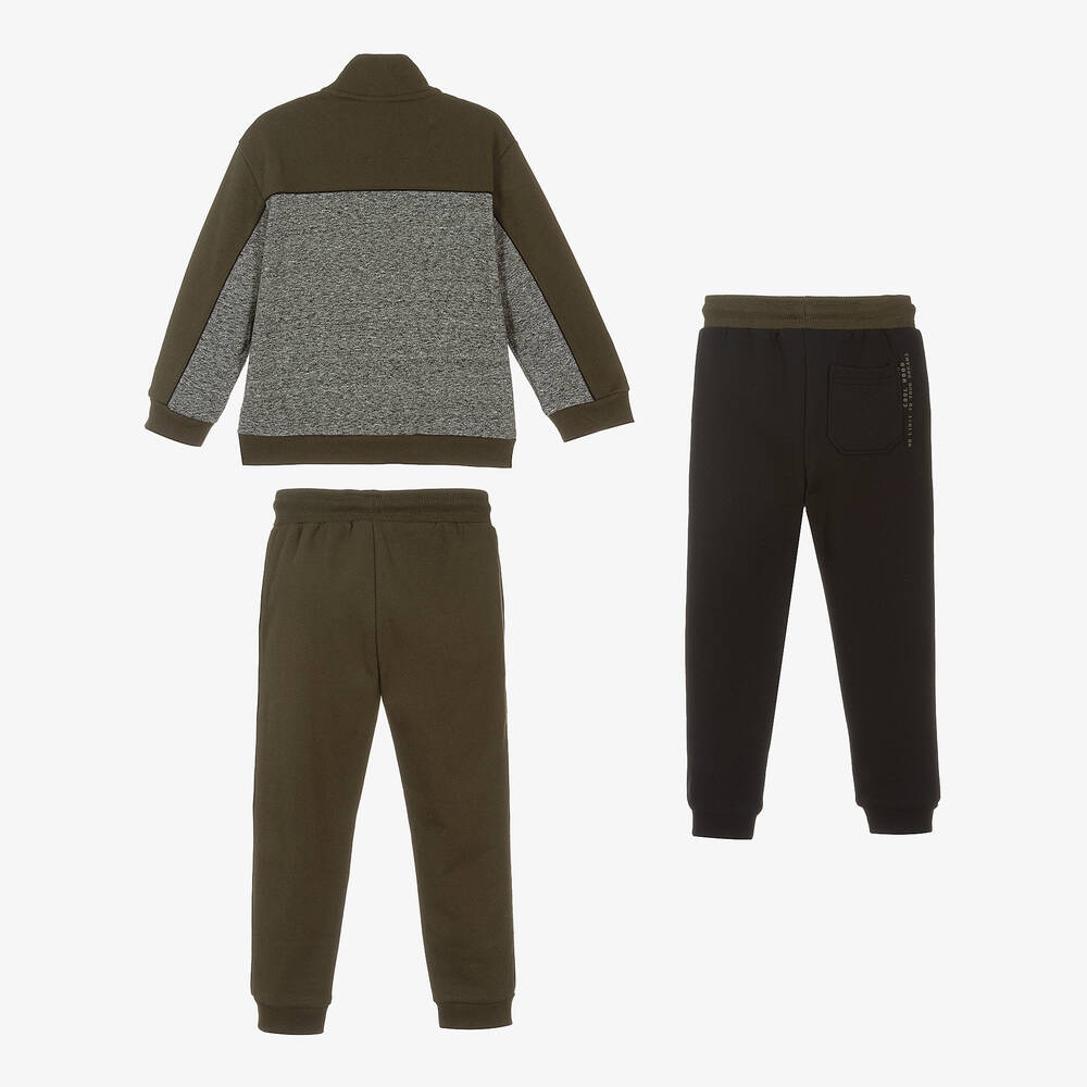 Mayoral-Boys Green Tracksuit Set | Childrensalon Outlet