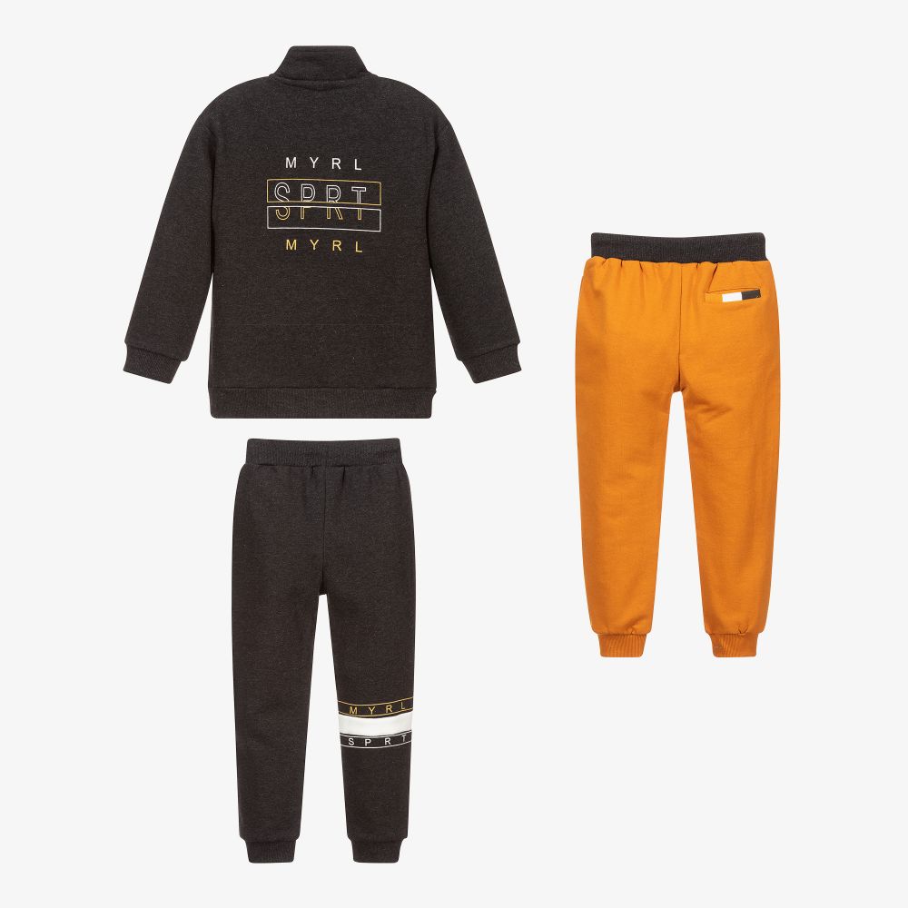 Mayoral-Boys Grey 3 Piece Tracksuit | Childrensalon Outlet