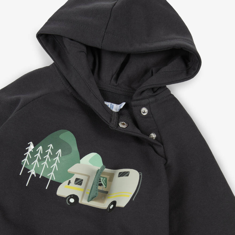 Mayoral-Boys Grey Adventure Van Hoodie | Childrensalon Outlet
