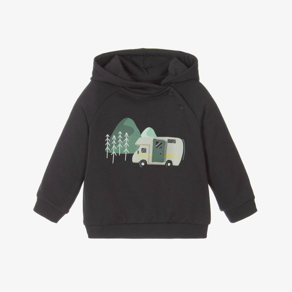 Mayoral-Boys Grey Adventure Van Hoodie | Childrensalon Outlet