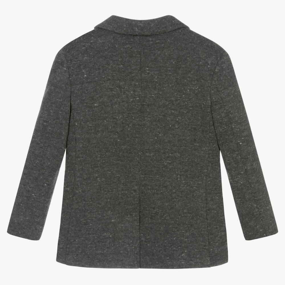 مايورال-جاكيت بلايزر جيرسي لون رمادي للأولاد | Childrensalon Outlet