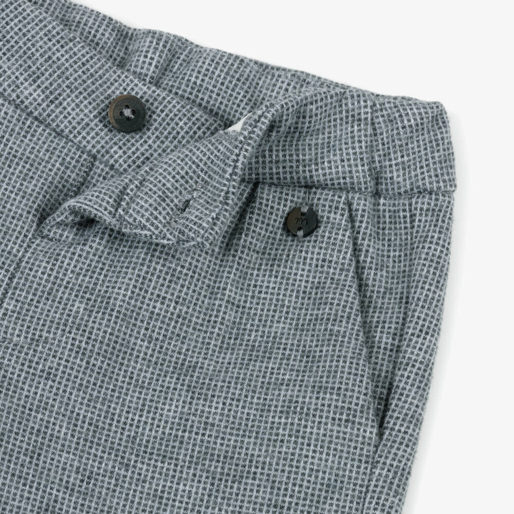 Mayoral-Серые мягкие хлопковые брюки для мальчиков | Childrensalon Outlet