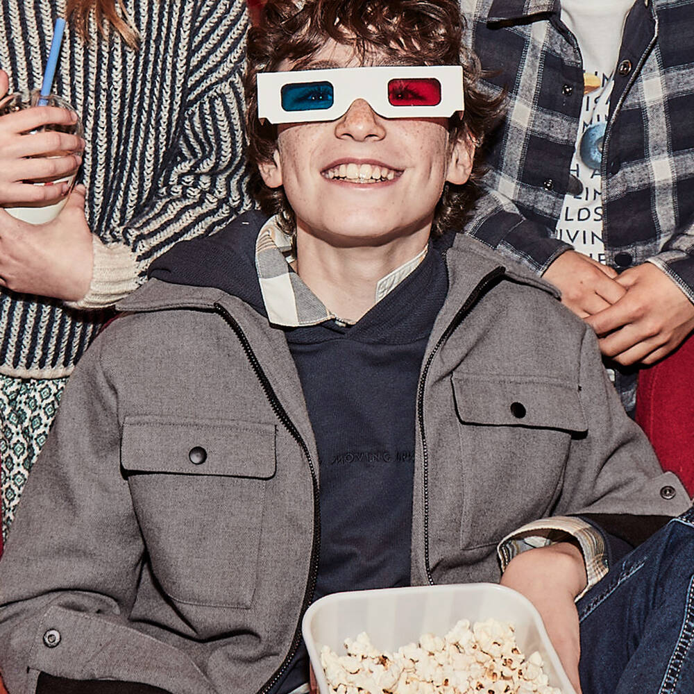 Mayoral Nukutavake-Boys Grey Chest Pocket Jacket | Childrensalon Outlet