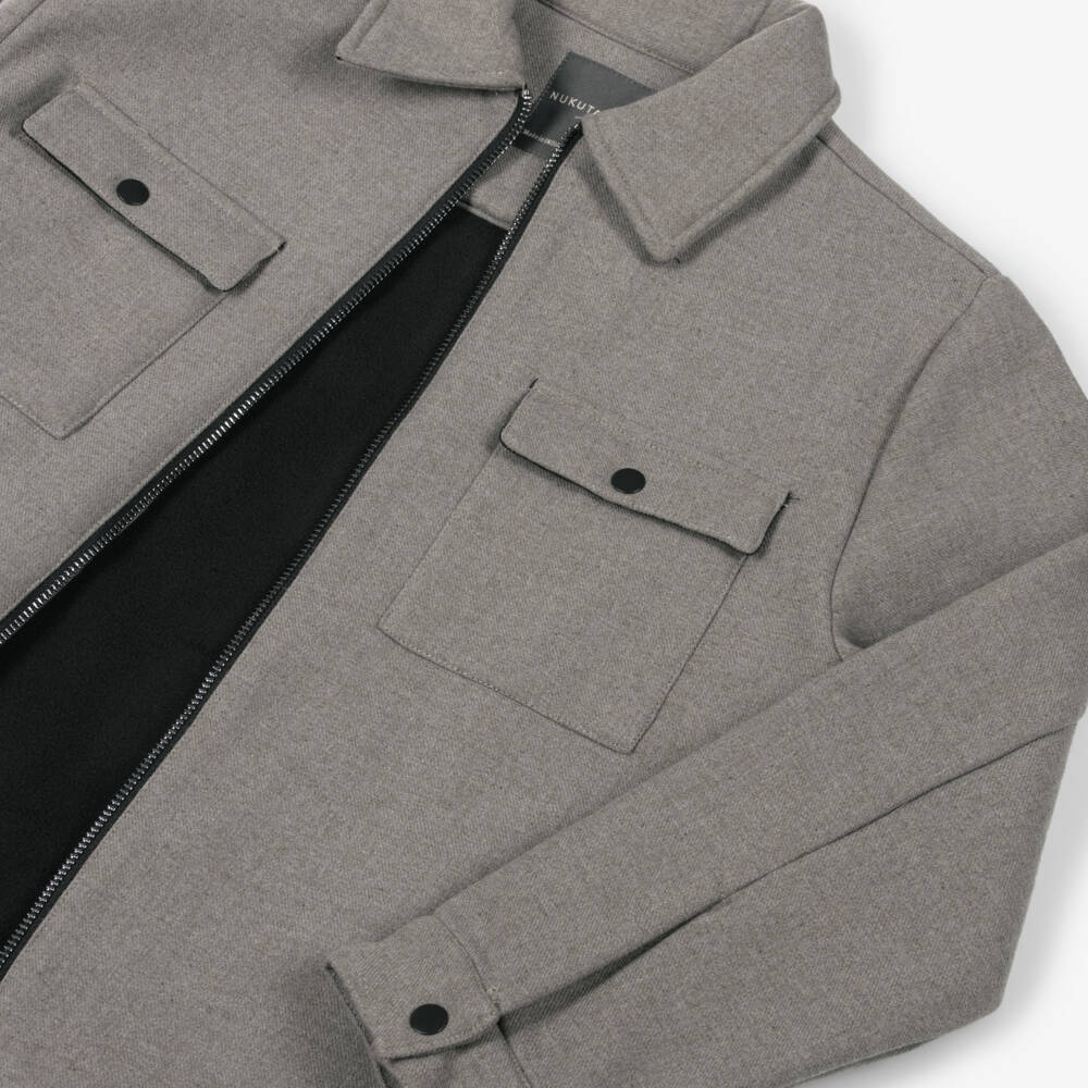 Mayoral Nukutavake-Boys Grey Chest Pocket Jacket | Childrensalon Outlet