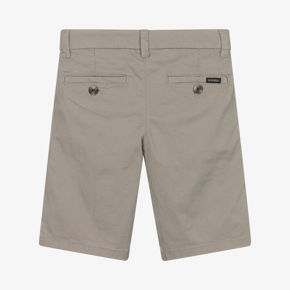 Mayoral-Boys Grey Chino Shorts | Childrensalon Outlet