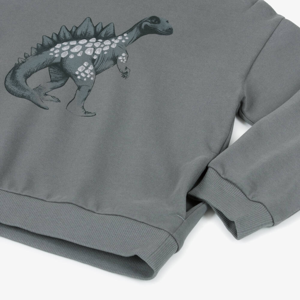 Mayoral-Уютный серый худи с динозавром для мальчиков | Childrensalon Outlet