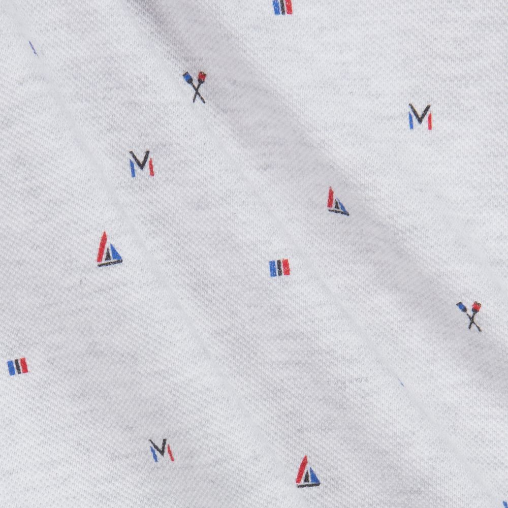 Mayoral-Boys Grey Cotton Polo Shirt | Childrensalon Outlet