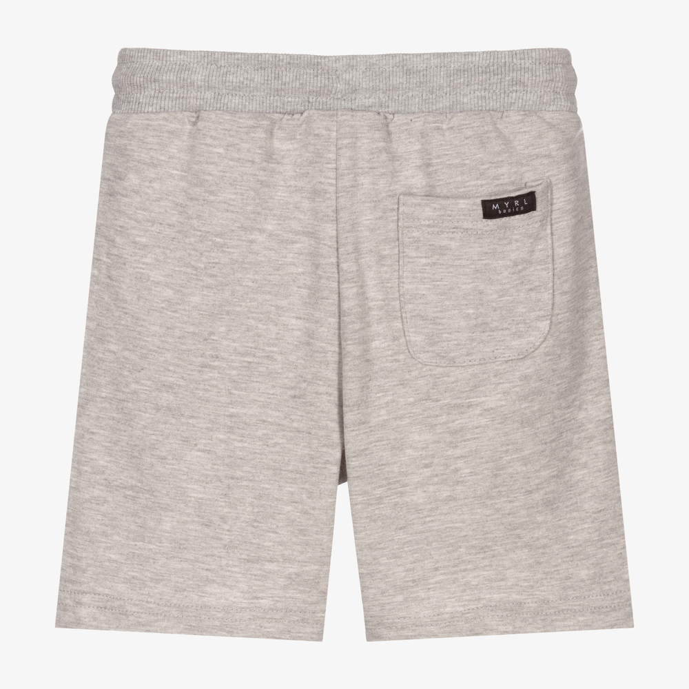 Mayoral-Boys Grey Cotton Shorts | Childrensalon Outlet