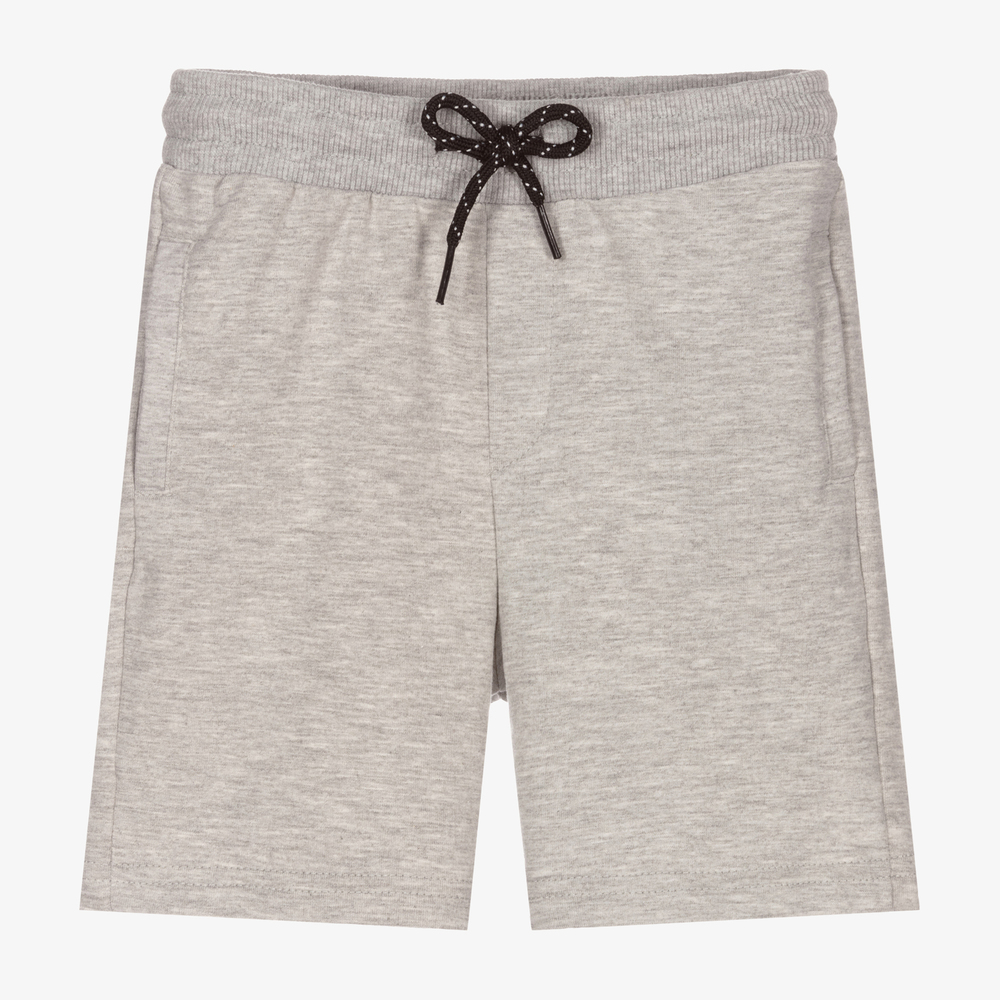 Mayoral - Boys Grey Cotton Shorts | Childrensalon