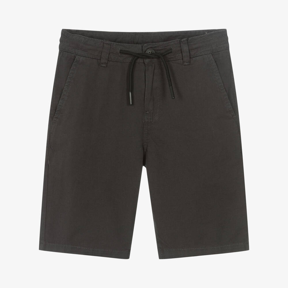 Mayoral-Boys Grey Cotton Shorts | Childrensalon Outlet