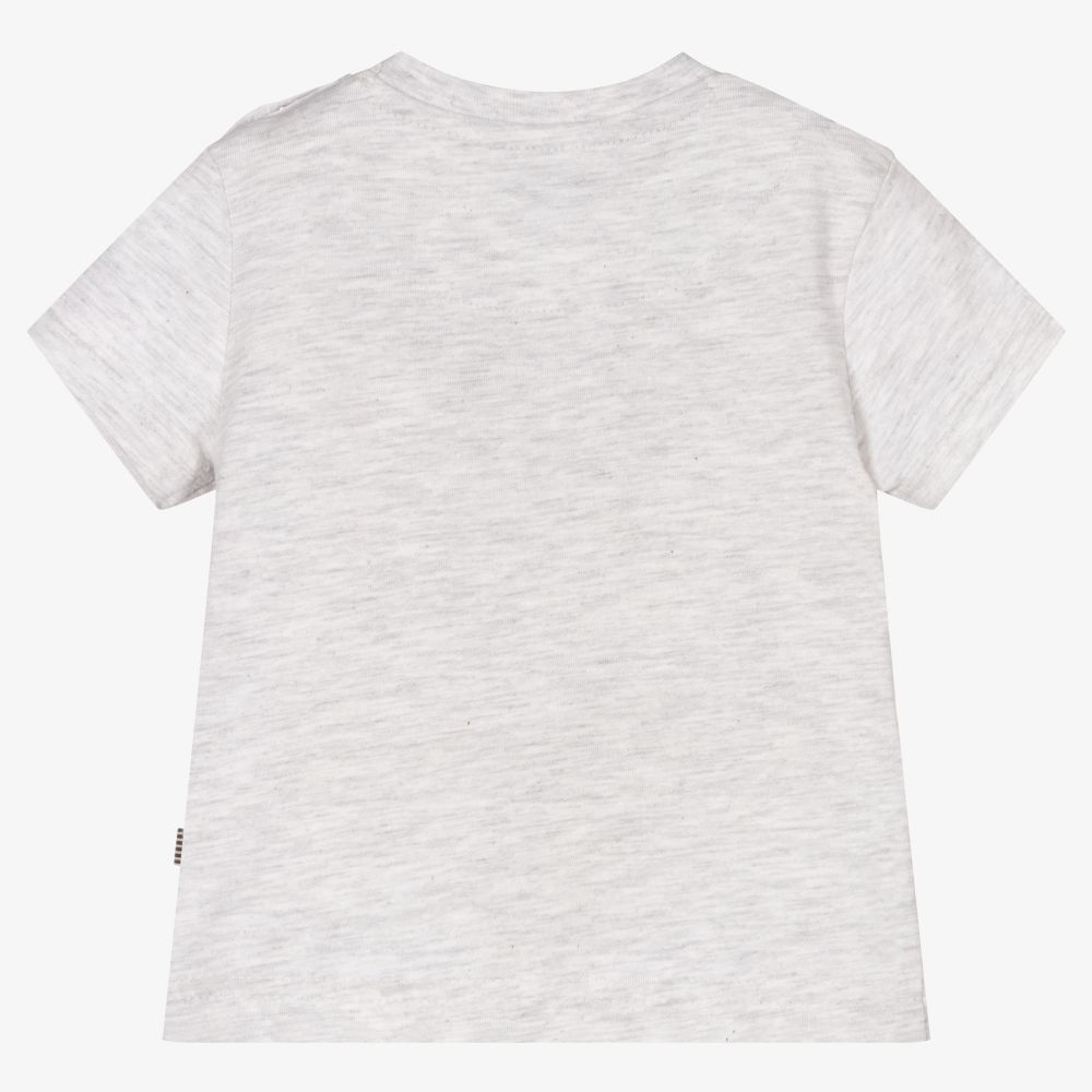 Mayoral-Boys Grey Cotton T-Shirt | Childrensalon Outlet