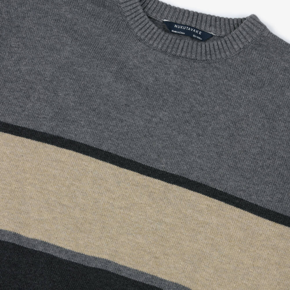 Mayoral Нукутаваке-Свитер из серой шерстяной смеси для мальчиков | Childrensalon Outlet