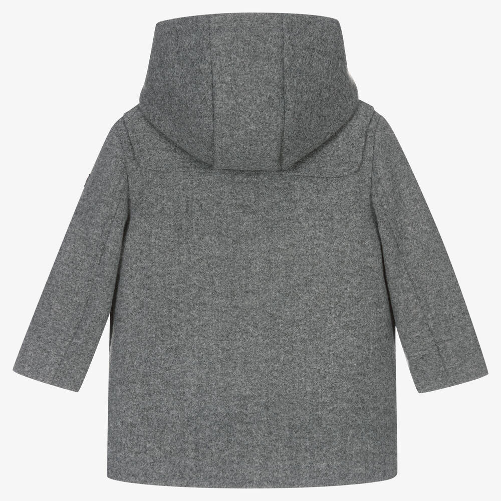 Childrens grey duffle coat store