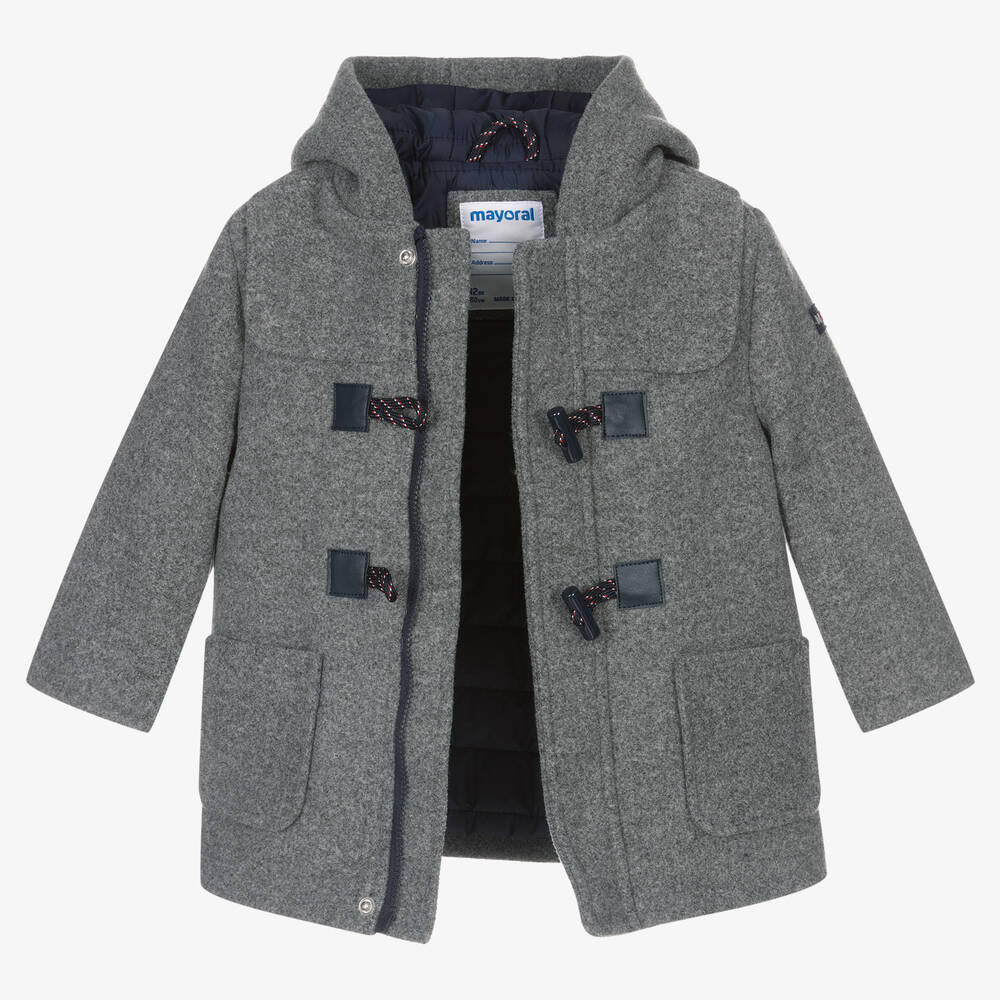 Boys grey duffle coat 2025