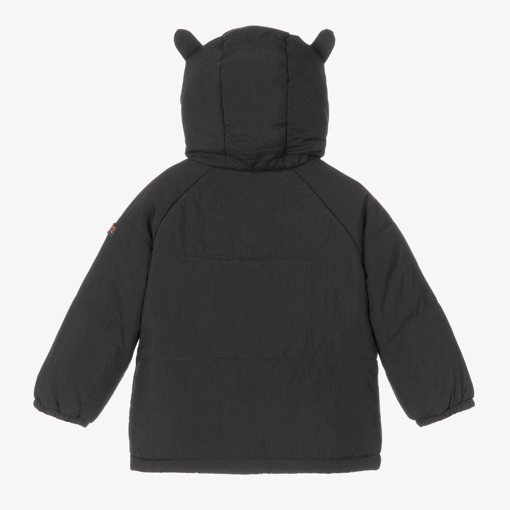 Mayoral-Boys Grey Fleece-Lined Coat | Childrensalon Outlet