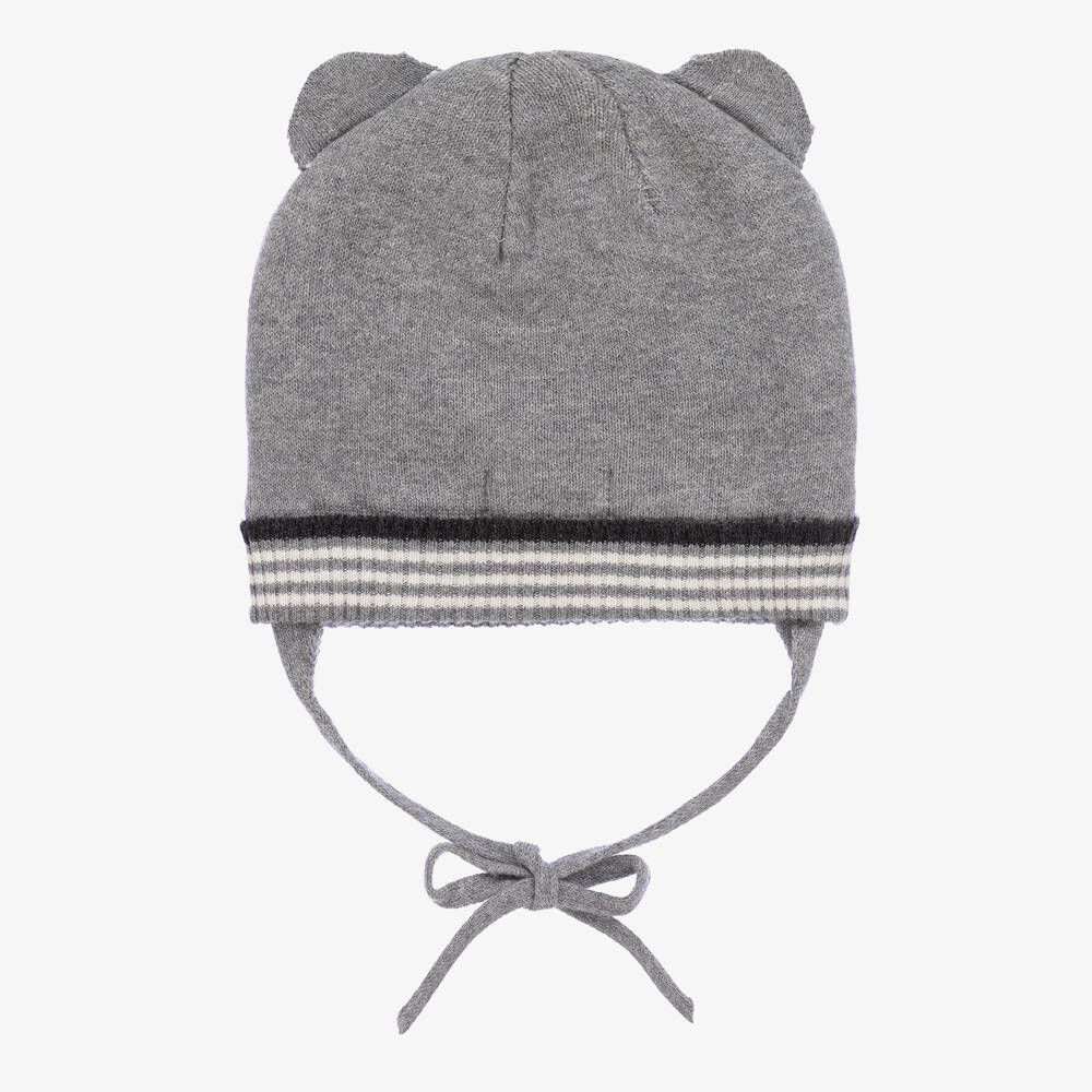 Mayoral-Серая вязаная шапка Лисичка | Childrensalon Outlet