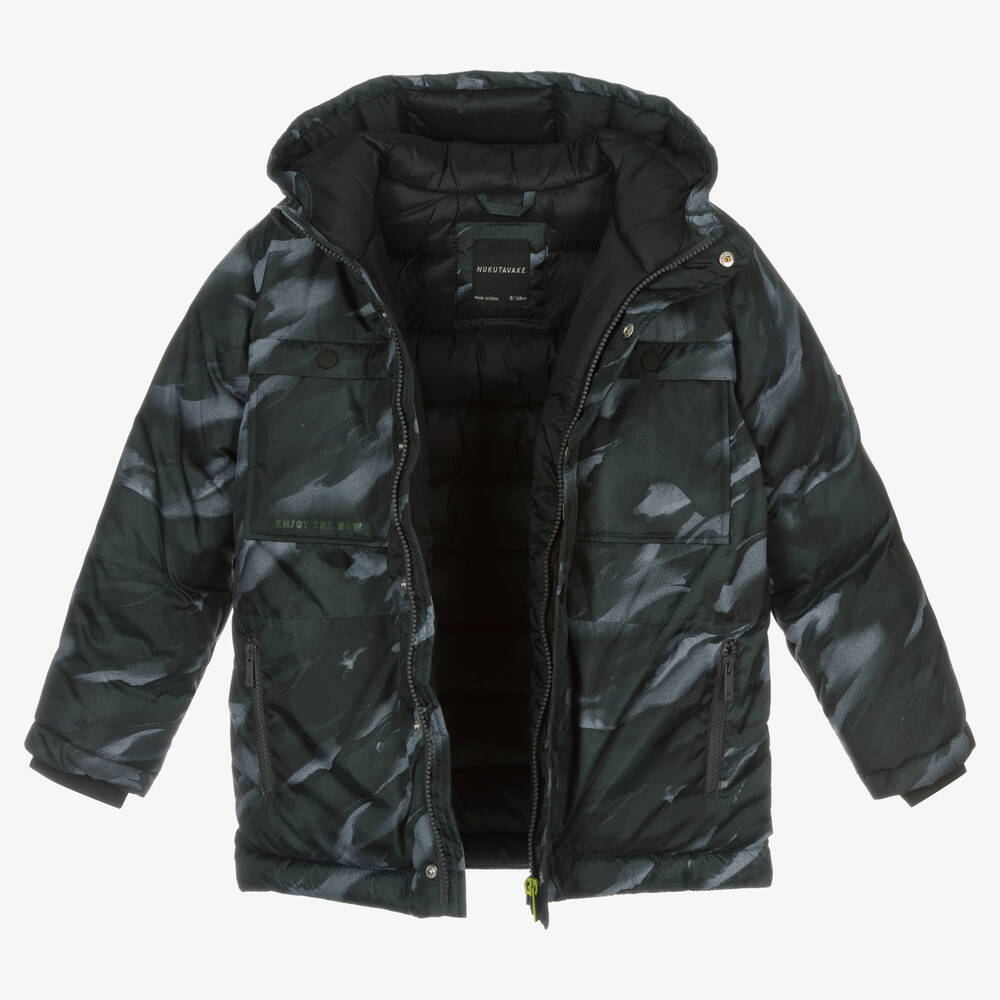 مايورال Nukutavake-معطف هودي لون رمادي داكن للأولاد | Childrensalon Outlet