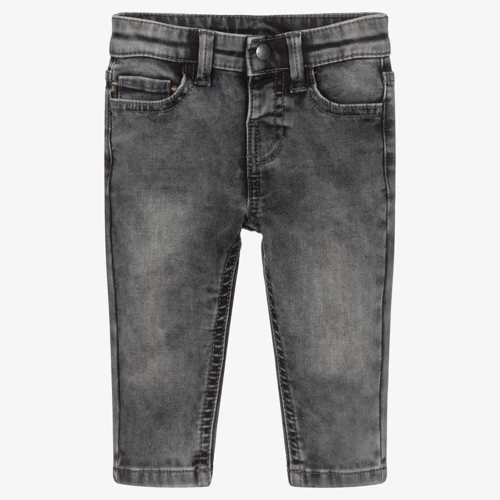 Mayoral - Boys Grey Jersey Jeans | Childrensalon