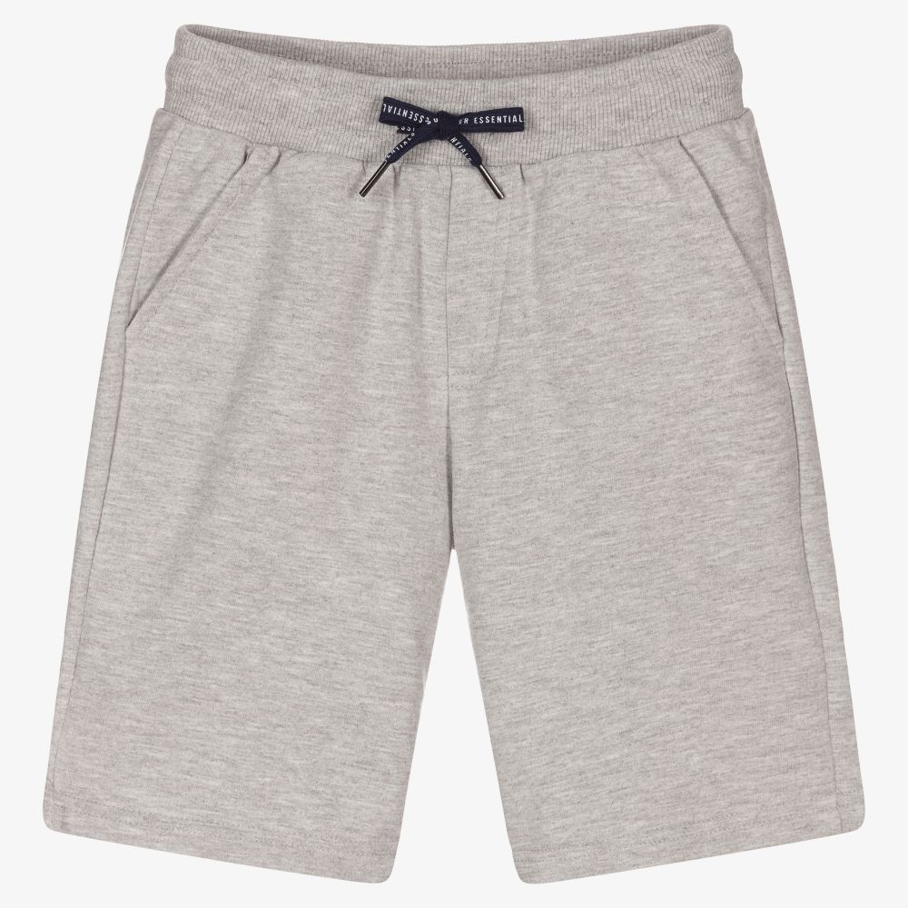 Mayoral Nukutavake - Boys Grey Jersey Shorts | Childrensalon