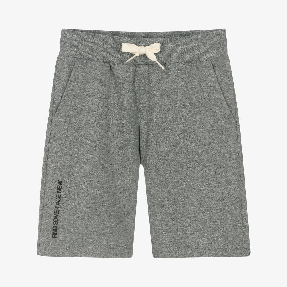 Mayoral-Boys Grey Jersey Shorts | Childrensalon Outlet
