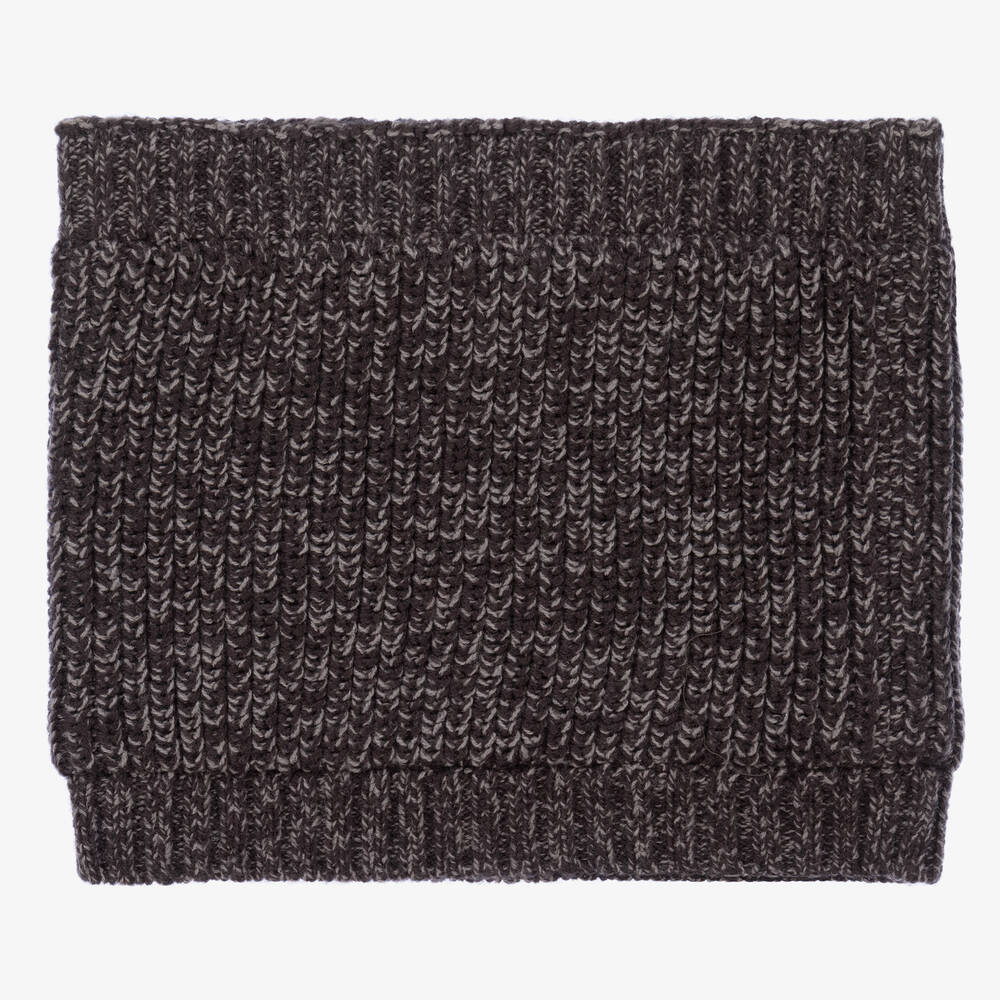 Mayoral-Boys Grey Knit Snood | Childrensalon Outlet
