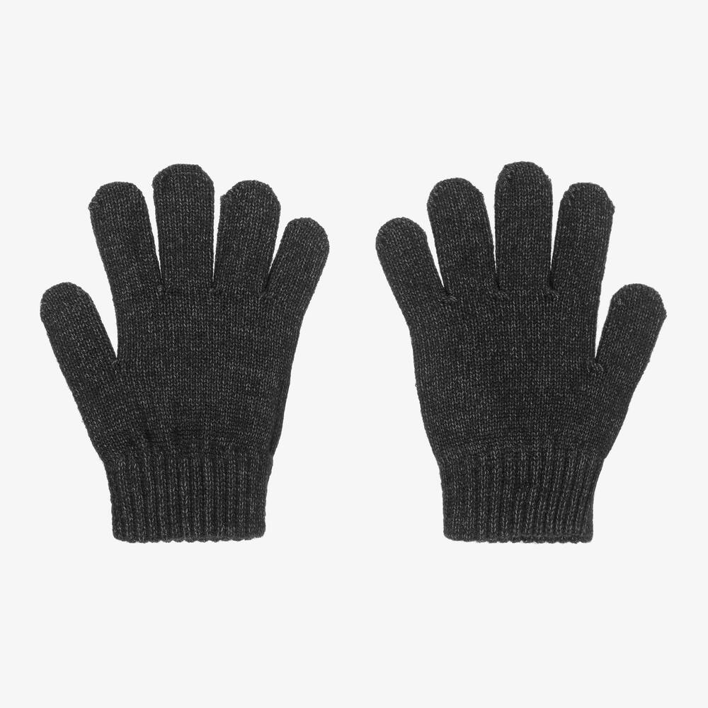 Mayoral-Серые вязаные перчатки для мальчиков | Childrensalon Outlet