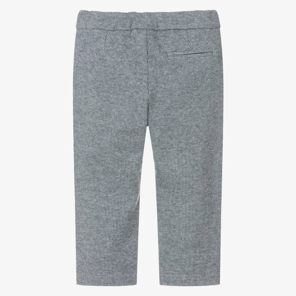 Mayoral-Серые мягкие хлопковые брюки для мальчиков | Childrensalon Outlet