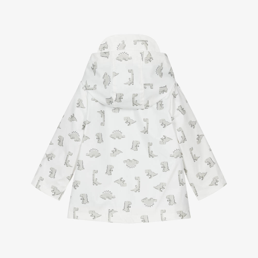 Mayoral-Boys Grey & White Dino Raincoat | Childrensalon Outlet