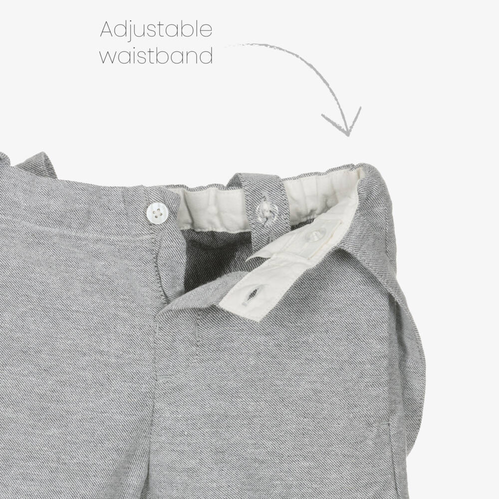 Mayoral-Boys Grey & White Summer Ensemble | Childrensalon Outlet