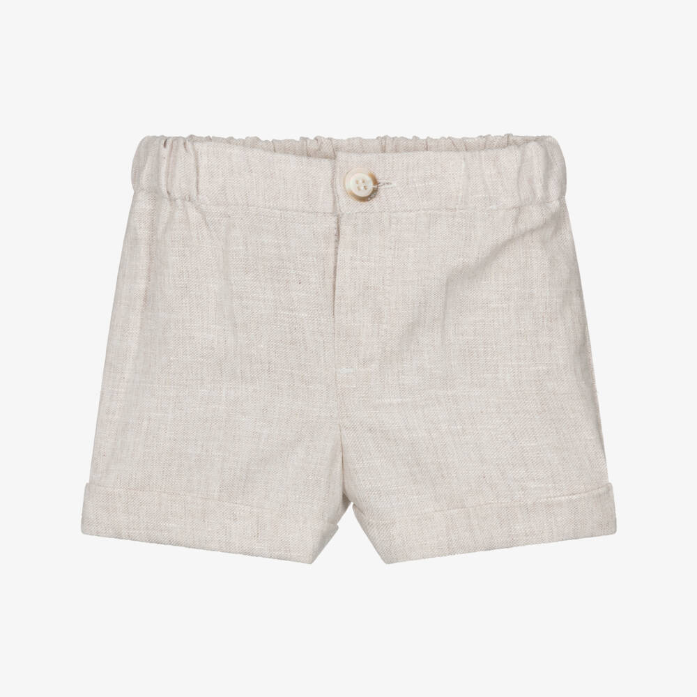 Mayoral Newborn-Boys Ivory & Beige Braces Ensemble | Childrensalon Outlet