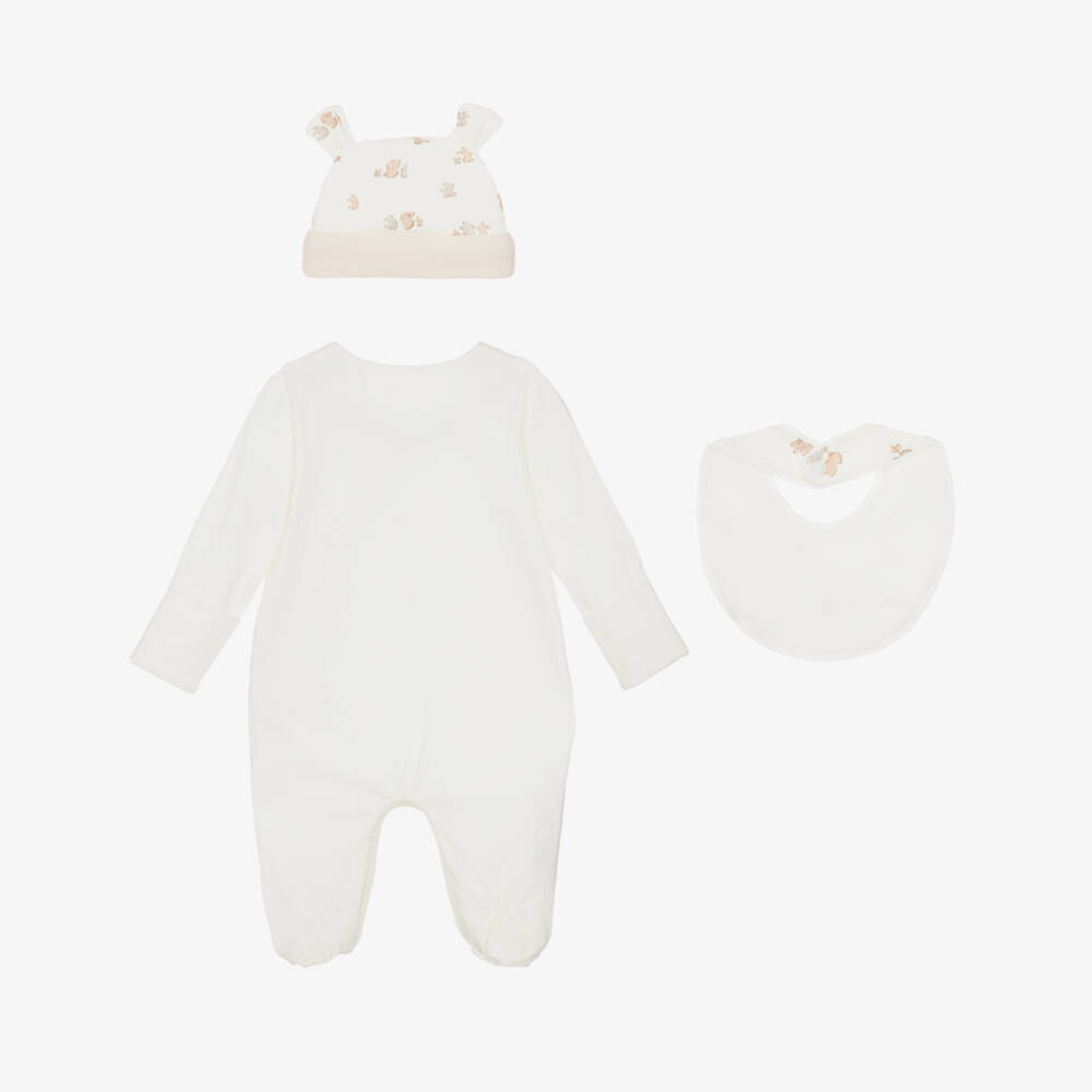 Mayoral Newborn-Boys Ivory & Beige Snuggle Set | Childrensalon Outlet