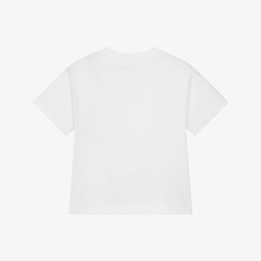 Mayoral-Boys Ivory Cotton Pocket Tee | Childrensalon Outlet