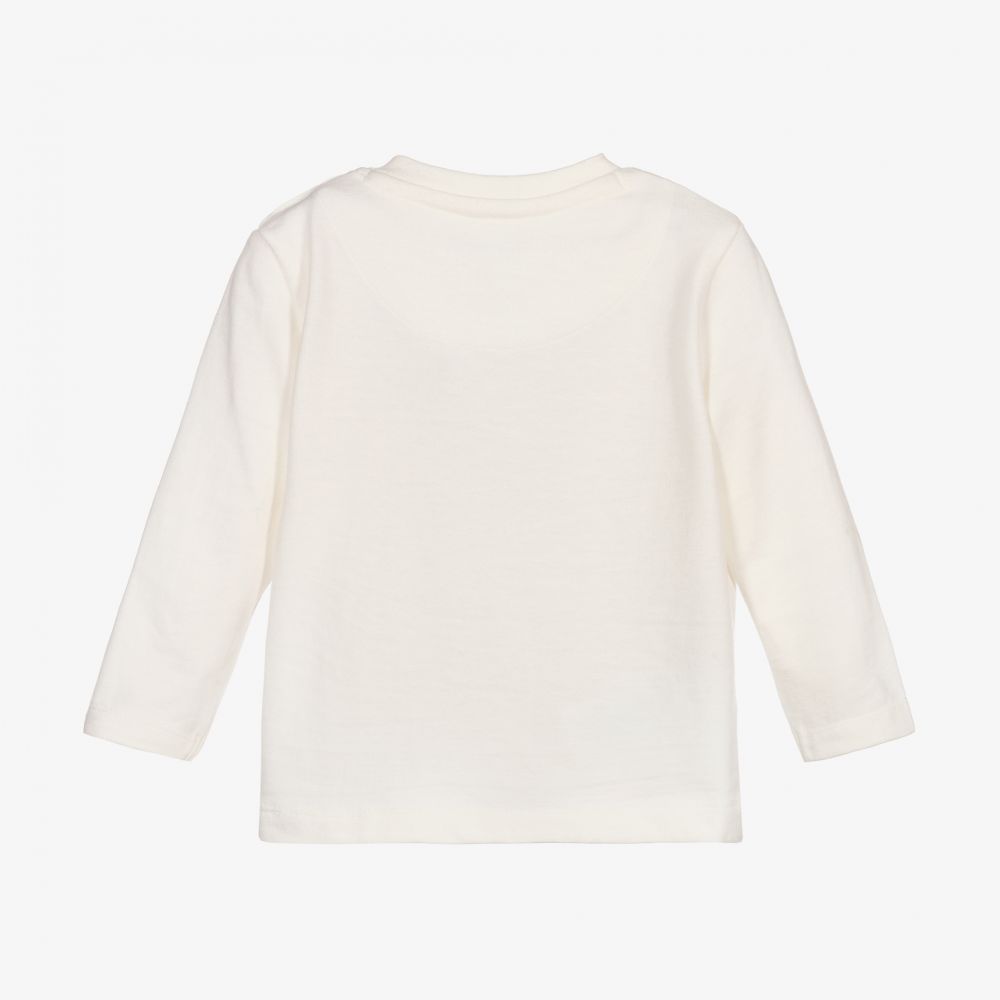 Mayoral-Boys Ivory Cotton Top | Childrensalon Outlet