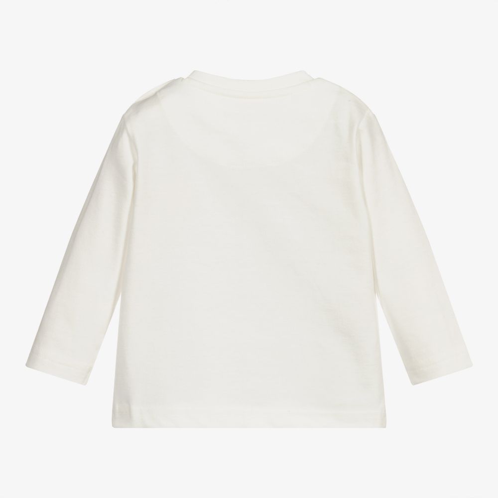 Mayoral-Boys Ivory Cotton Top | Childrensalon Outlet