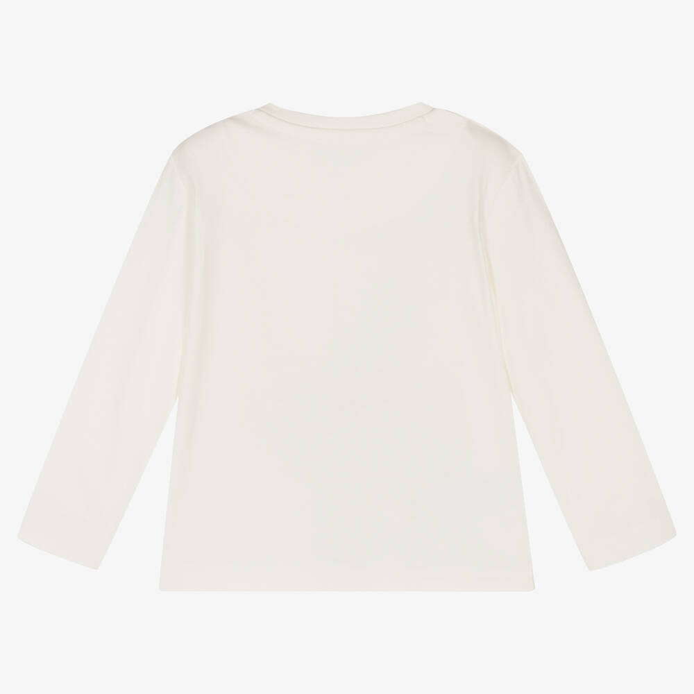 Mayoral-Кремовый хлопковый топ для мальчиков | Childrensalon Outlet