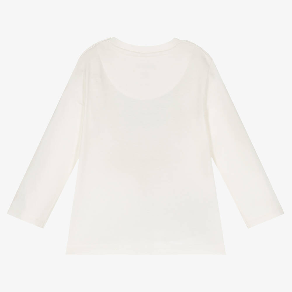 مايورال-توب أطفال ولادي قطن مستدام لون عاجي | Childrensalon Outlet