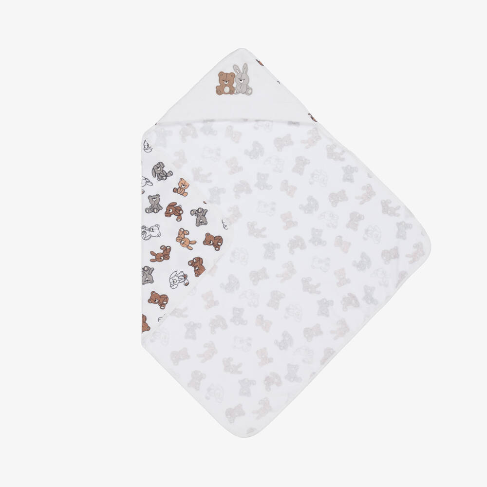 Mayoral Newborn-Boys Ivory Hooded Baby Wrap | Childrensalon Outlet