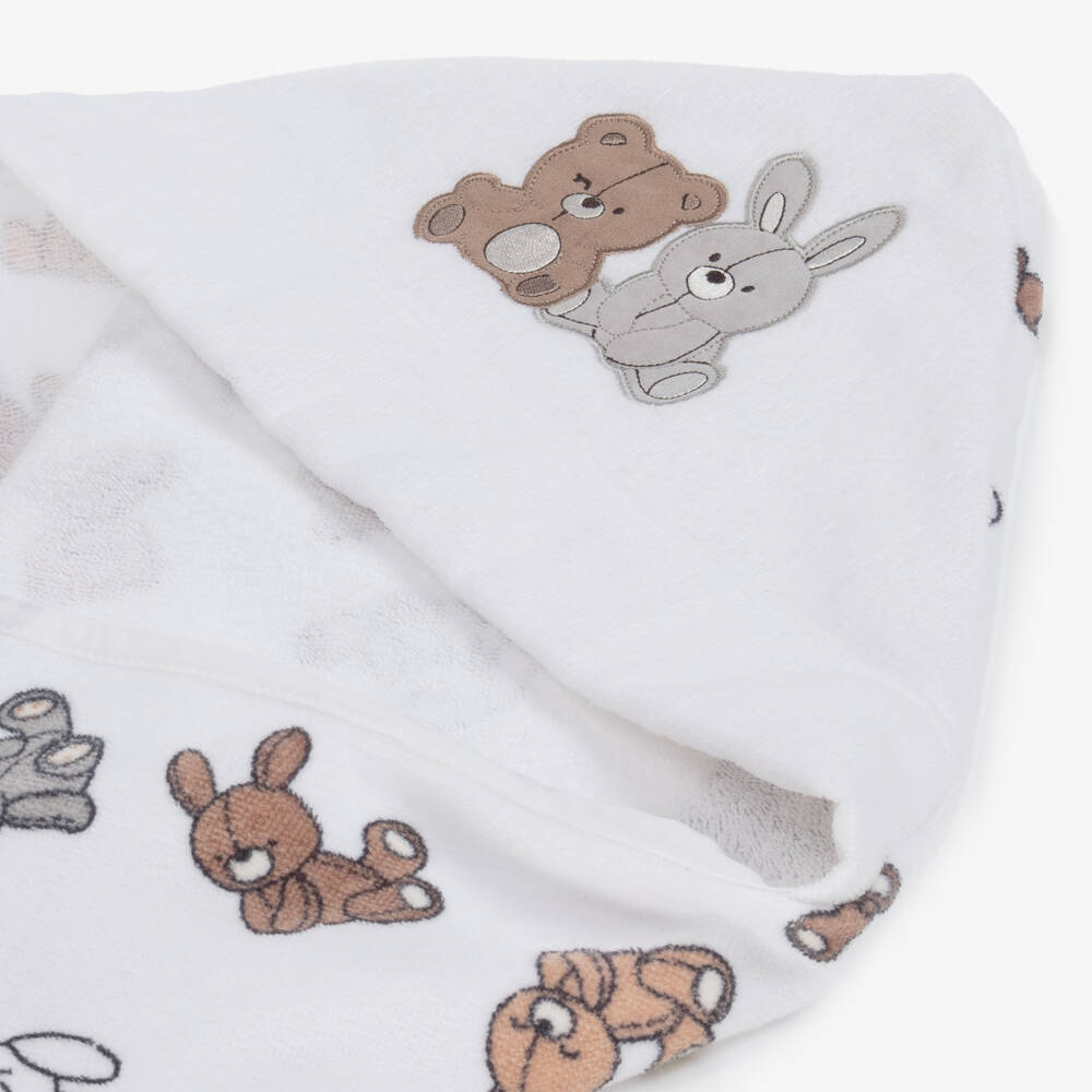 Mayoral Newborn-Boys Ivory Hooded Baby Wrap | Childrensalon Outlet