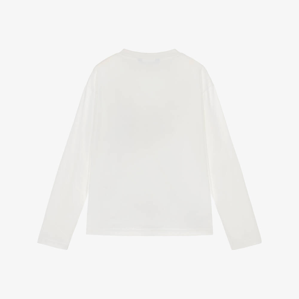 Mayoral Nukutavake-Boys Ivory Jersey Pocket Top | Childrensalon Outlet