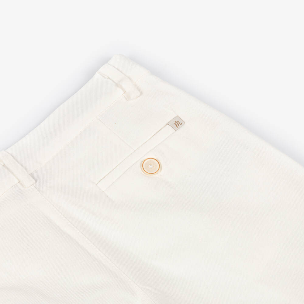 Mayoral-Boys Ivory Linen Blend Chinos | Childrensalon Outlet