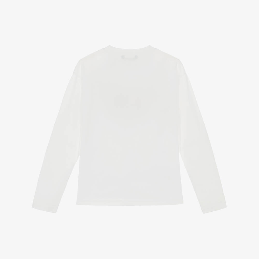 Mayoral Nukutavake-Boys Ivory Nomad Print Cotton Jersey Top | Childrensalon Outlet