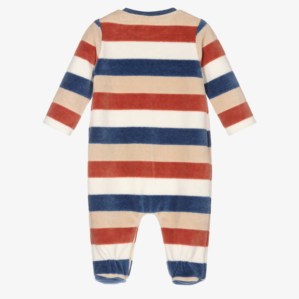 Mayoral Для новорожденных-Кремовый комбинезон в полоску | Childrensalon Outlet