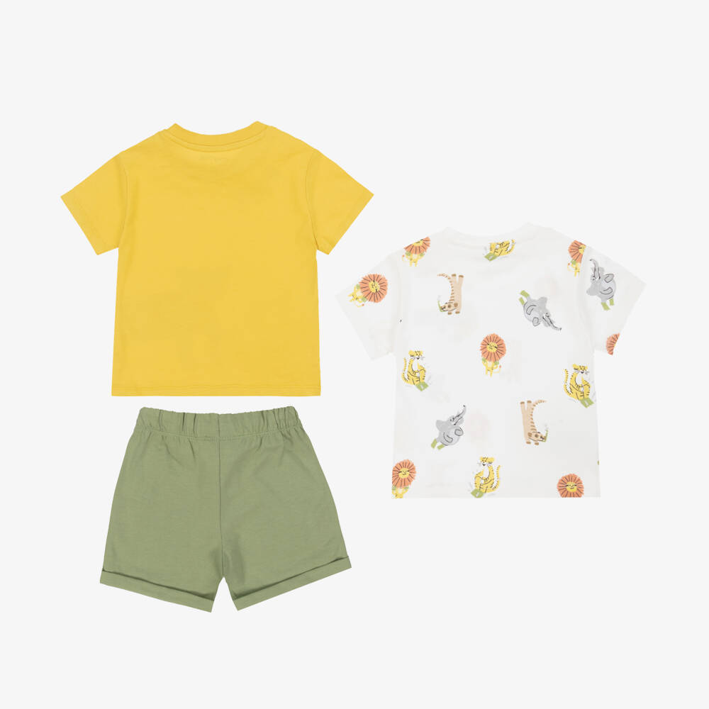 Mayoral-Boys Jungle Adventure Shorts Ensemble | Childrensalon Outlet