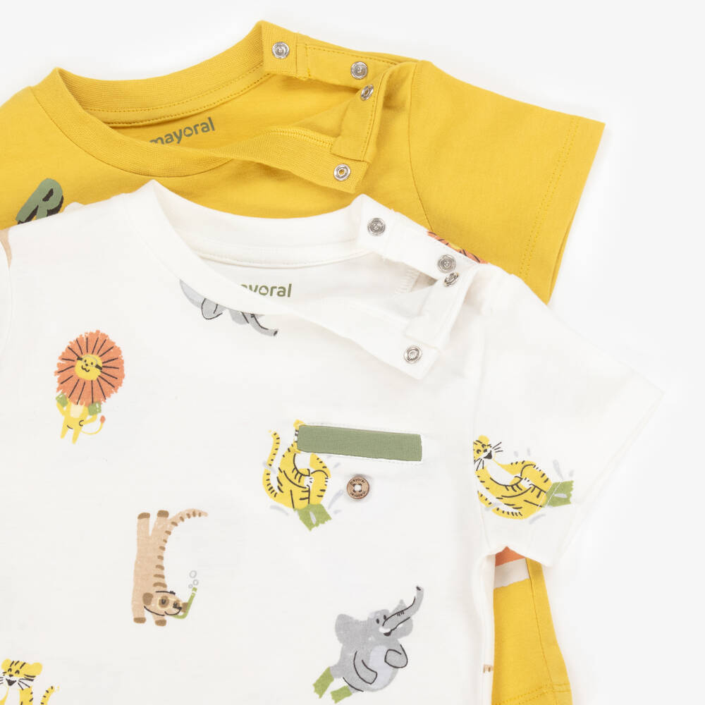 Mayoral-Boys Jungle Adventure Shorts Ensemble | Childrensalon Outlet