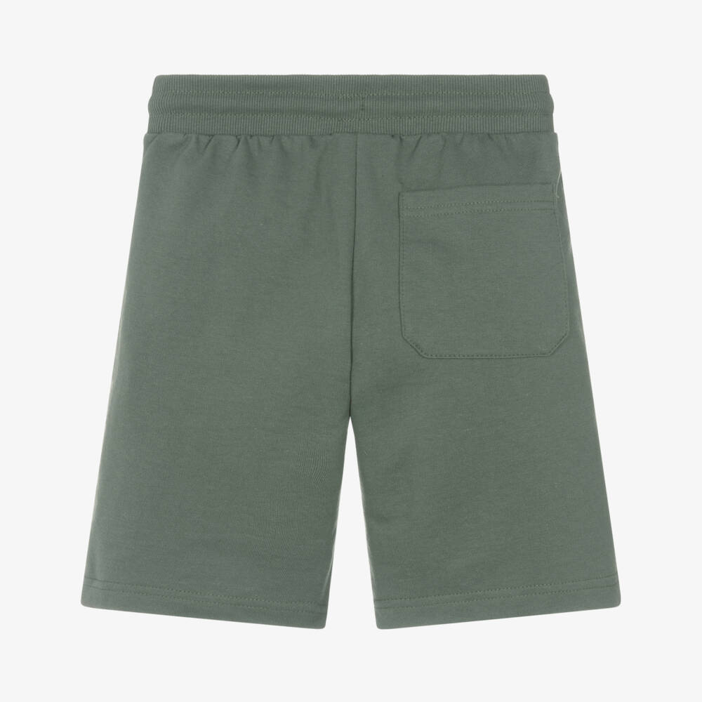 Mayoral Nukutavake-Boys Khaki Cotton Blend Shorts | Childrensalon Outlet