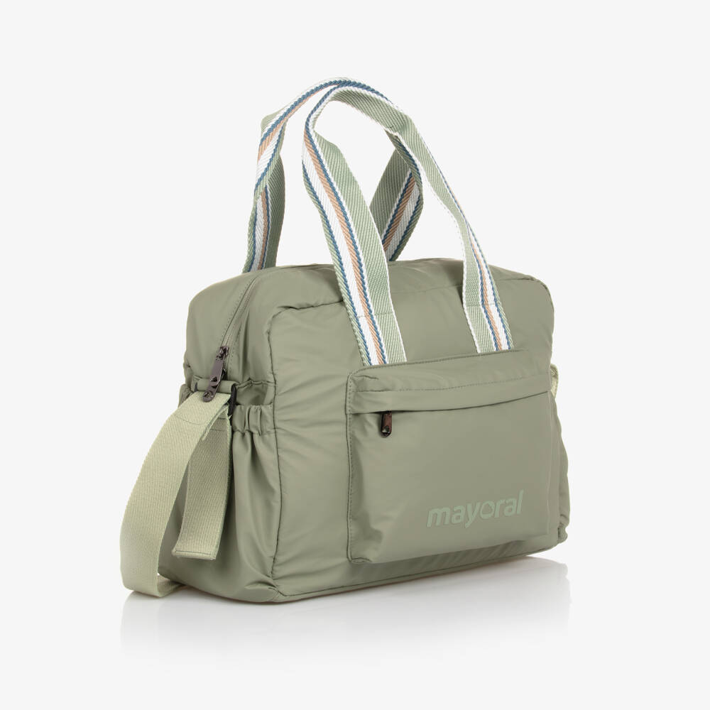 Mayoral Newborn-Boys Khaki Faux Leather Baby Bag | Childrensalon Outlet