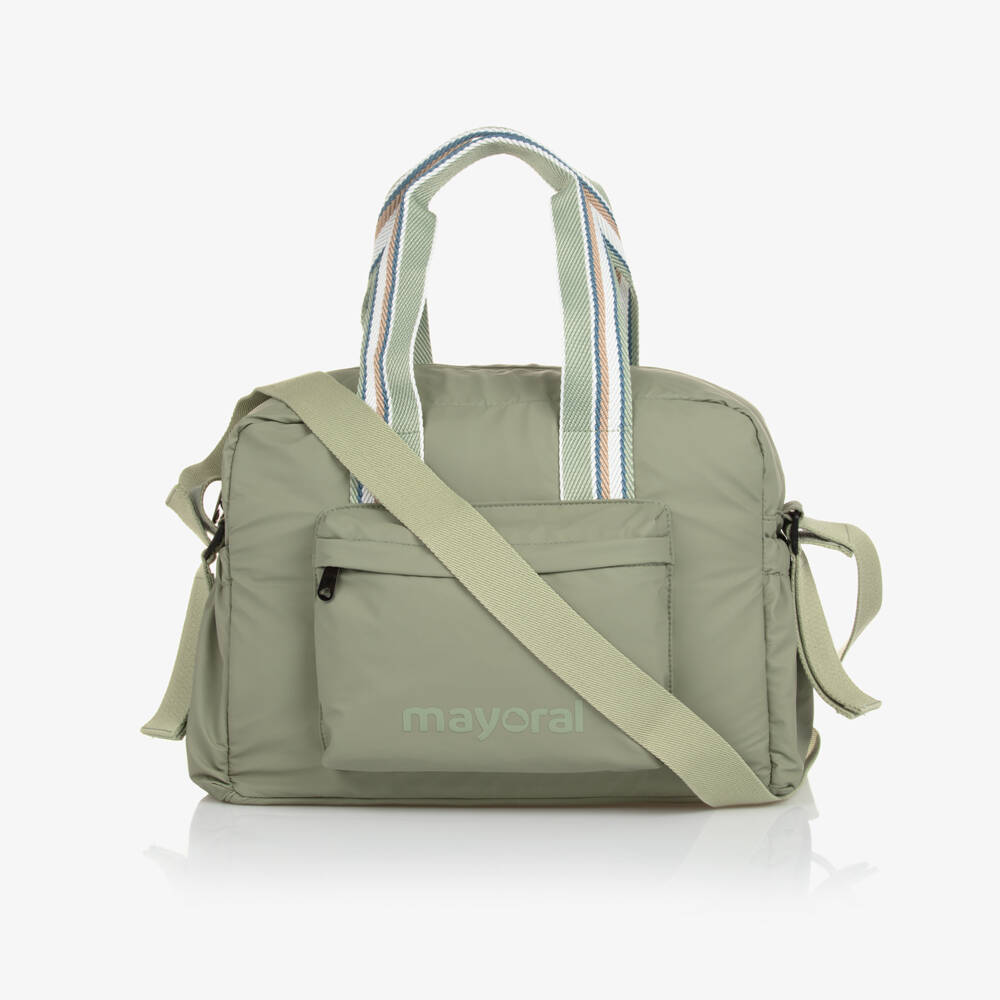 Mayoral Newborn-Boys Khaki Faux Leather Baby Bag | Childrensalon Outlet